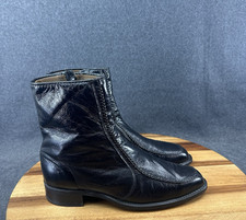 Vtg Acme 70s Side Zip Up Ankle