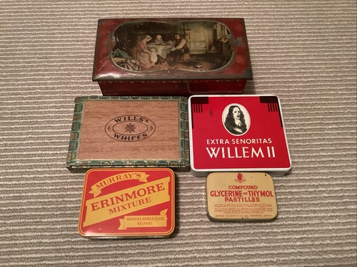 Selection vintage tins - selection,