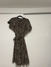 Animal Print Button Through