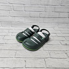 Havaianas Kids Clog Brasil Olive Green UK 10/11C Lightweight Slip-On Shoes