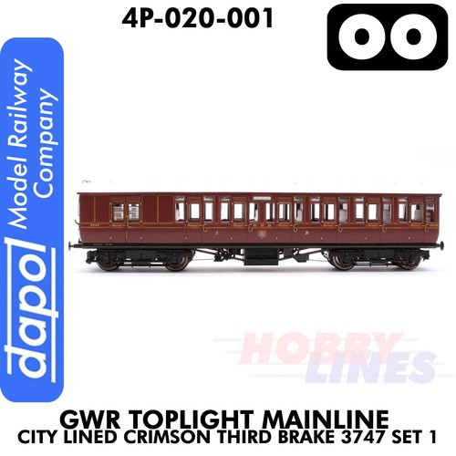 Gwr toplight coach mainline - gwr,