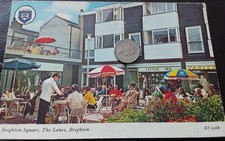 Brighton Square The Lanes, Little Me & Vanity Shops,  Elgate Postcard 1981