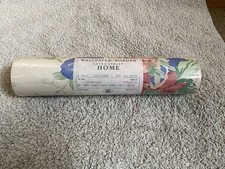 Vintage Laura Ashley 10M Wallpaper Border • Sweetpea Rose White • Wrapped