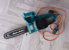 Black & Decker DN410 Electric Chainsaw 240v Blue Vintage Spares Or Repair Tool 