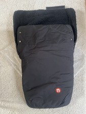 Out N About Nipper Black Raven Buggy Footmuff Cosy Toes, Liner Brand New