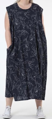 Plus size navy cotton - plus,