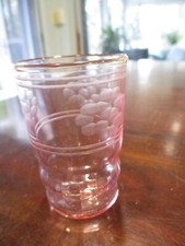 MCM Pink Glass Optic ring