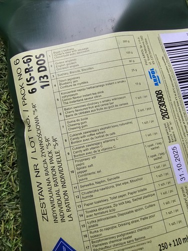 Original polish military mre - military,