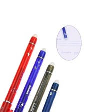 1× Eraseable Gel Ink Pen10 Refills, Free Eraser , Office School Stationery 