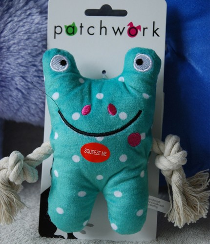 Patchwork pet blue - patchwork, dotted