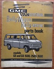 GMC Parts Catalogue Brochure Car Workshop Van Bus