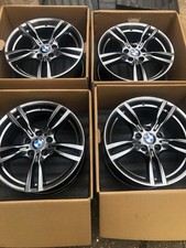 GENUINE BMW 400M 18 STAGGERED ALLOY WHEELS 5 X 120 F SERIES 1 3 SERIES E90 E88