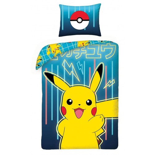 Pokemon pikachu single duvet - pikachu,