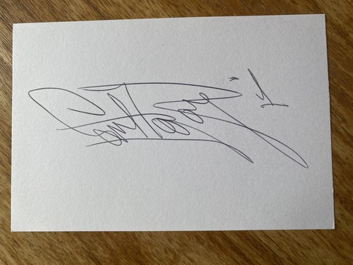 Carl fogarty hand signed white - fogarty,