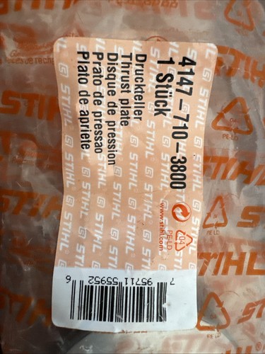 Stihl thrust plate - stihl,