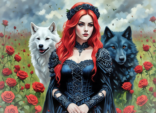 Goth greeting card - card, goths