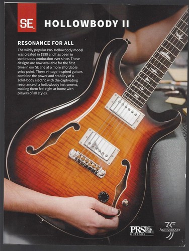 Prs guitar hollowbody - prs, ii