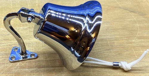 Chrome ship bell 105mm - bell,