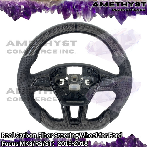 Real carbon fiber - carbon, steering