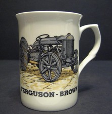 1 Mug FERGUSON Brown TRACTOR Fine Bone China mug cup beaker 