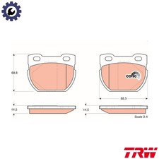 BRAKE PAD SET DISC BRAKE
