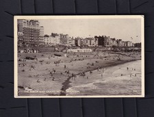 Printed Postcard The Beach And Grand Hotel, Brighton