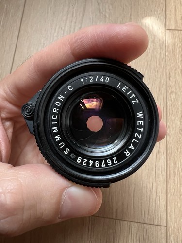 Leica summicron 40mm 2 - summicron-c,