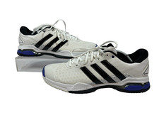 Adidas Barricade Team 4 Mens Tennis Trainers Shoes Size 11.5 White M21707