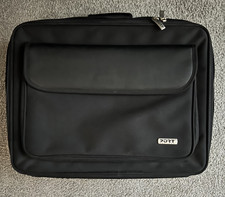 PORT 15" Black Laptop Bag Briefcase with Shoulder Strap & Padded Screen Protect