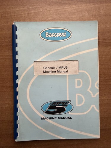 Barcrest genesis mpu5 machine - barcrest,