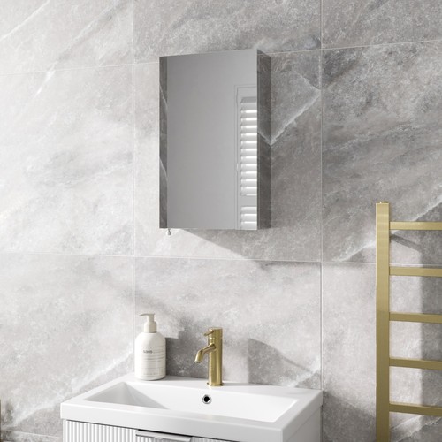 Bathroom mirror cabinet single - bathroom,