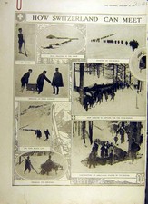 Original Old Vintage Print