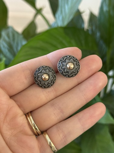 Balinese studs sterling silver - balinese,