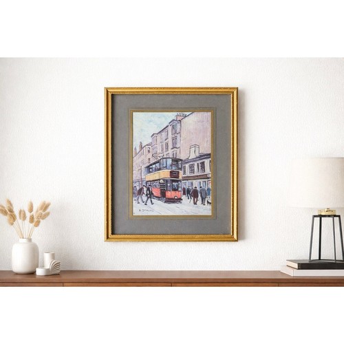 Vintage stirling tram - vintage, b.