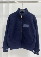 Leather Patch Fleece Blouson