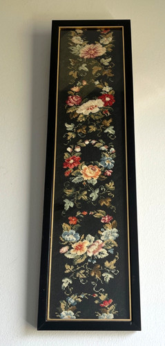 Antique framed fine needle - framed,