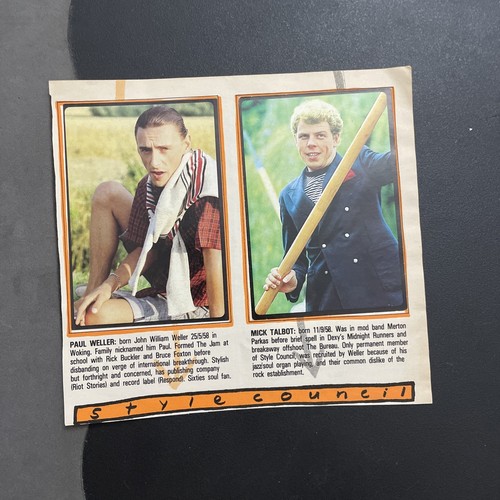 Smash hits 1984 stickers - smash,