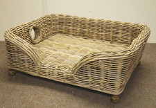 Extra large wicker dog bed