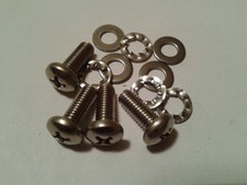 SUNBEAM ALPINE (TIGER) HARDTOP CATCH STAINLESS STEEL SCREWS SET OF 4 
