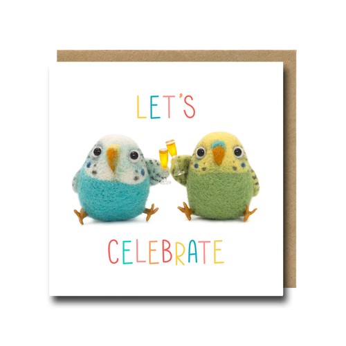 Budgie birthday card funny - budgie, card,