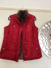 Gilet 14/16 Quilted Red ,Fur