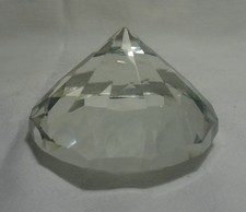 Diamond Shape Faceted Clear