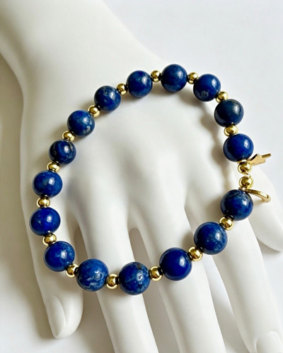 Blue lapis lazuli - blue,