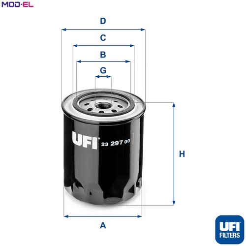 Oil filter 297 - oil, for