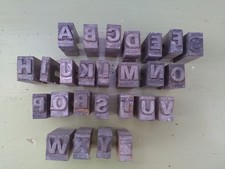Vintage letterpress metal - vintage,