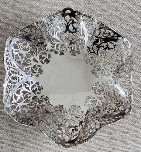 Vintage pierced silver - pierced,