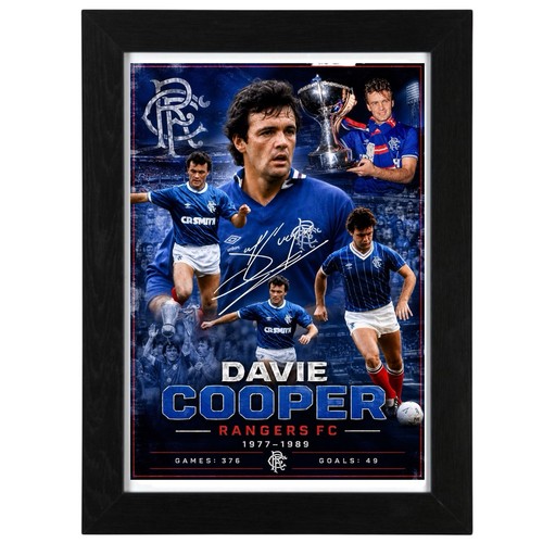 Davie cooper signed autograph - davie,
