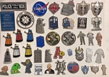 DOCTOR WHO Metal and Enamel Lapel Pins Badges (Choose from our huge selection)