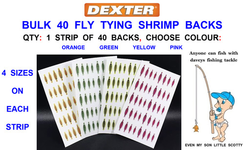 Bulk fly tying shrimp - 40,