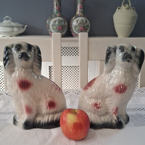 Pair antique staffordshire - antique,